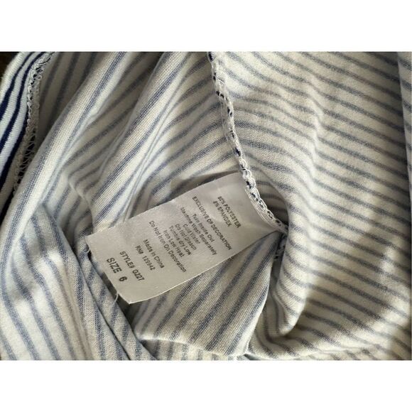 Btween patriotic tank dress - girls- unicorn sz 7/8 - stripe - beach pool- red w - Picture 5 of 5